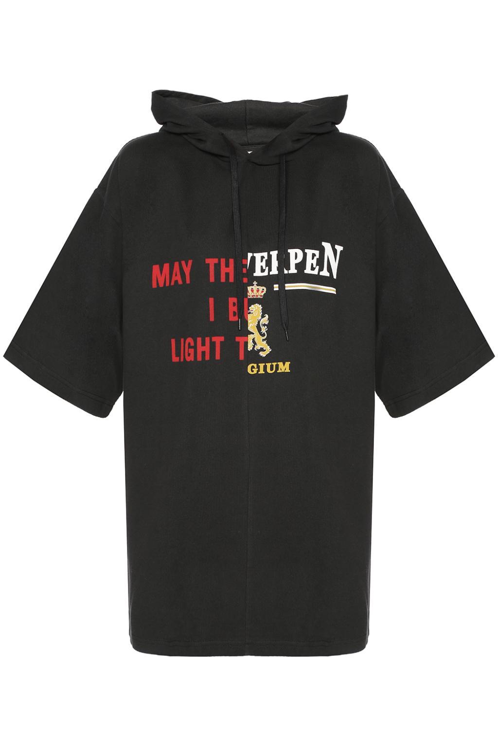 Black Hooded T-shirt VETEMENTS - Vitkac Canada